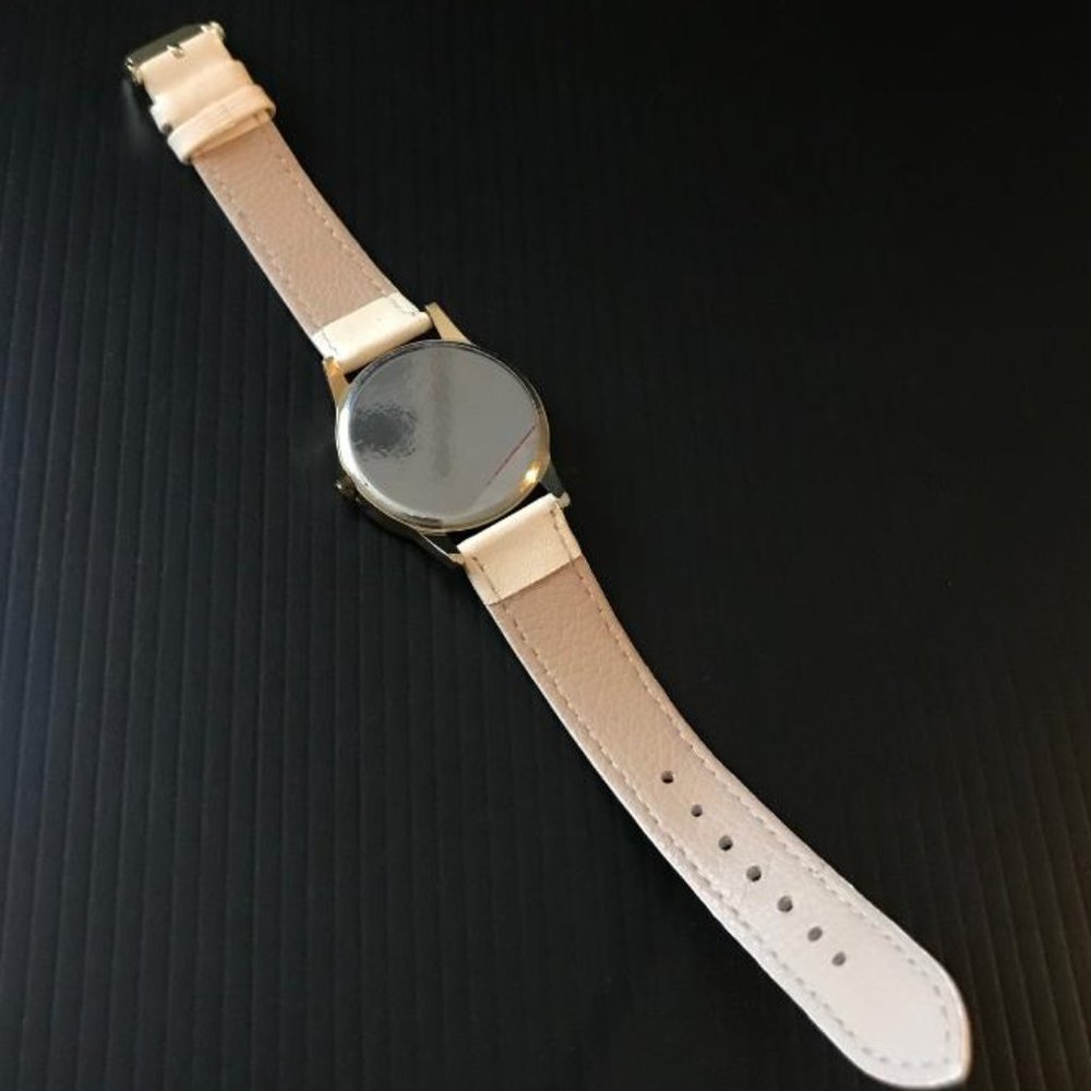 BB Gold-Tone & Cream Colored Watch - Picture 5 of 6